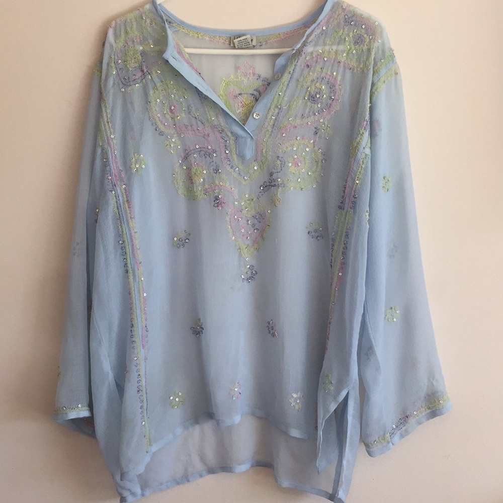 Le Saige coverup/vacation top